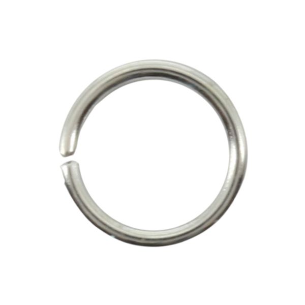 Кольцо соединительное 0.8х7 мм, 30 шт/уп (серебро), OTH1510