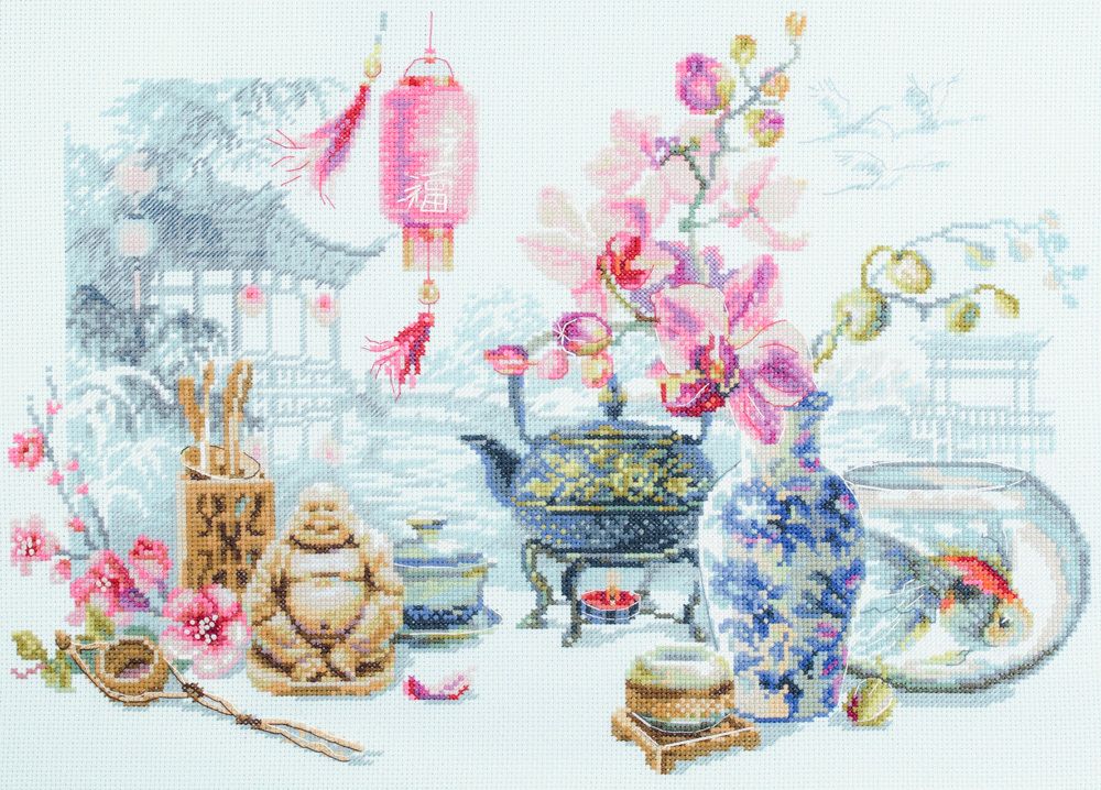 Набор для вышивания нитками Чудесная игла, Восточная фантазия, 40х30 см