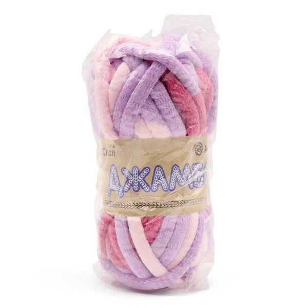 Пряжа Astra Premium (Астра Премиум) Джамбо / уп.1 мот. по 150 г, 13 м, 03 розовый/сиреневый