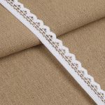 Резинка бельевая (ажурная) 13.5 мм / 50 метров, белый