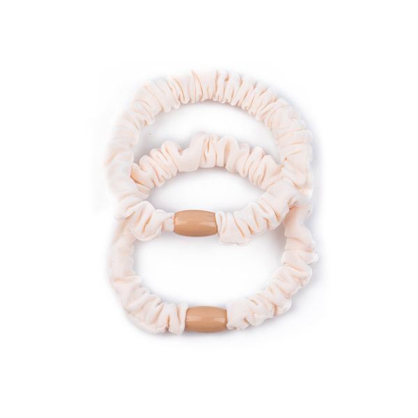 Набор резинок для волос 10 шт (5х2 шт), №02 молочный, Cherry Mary VR07068