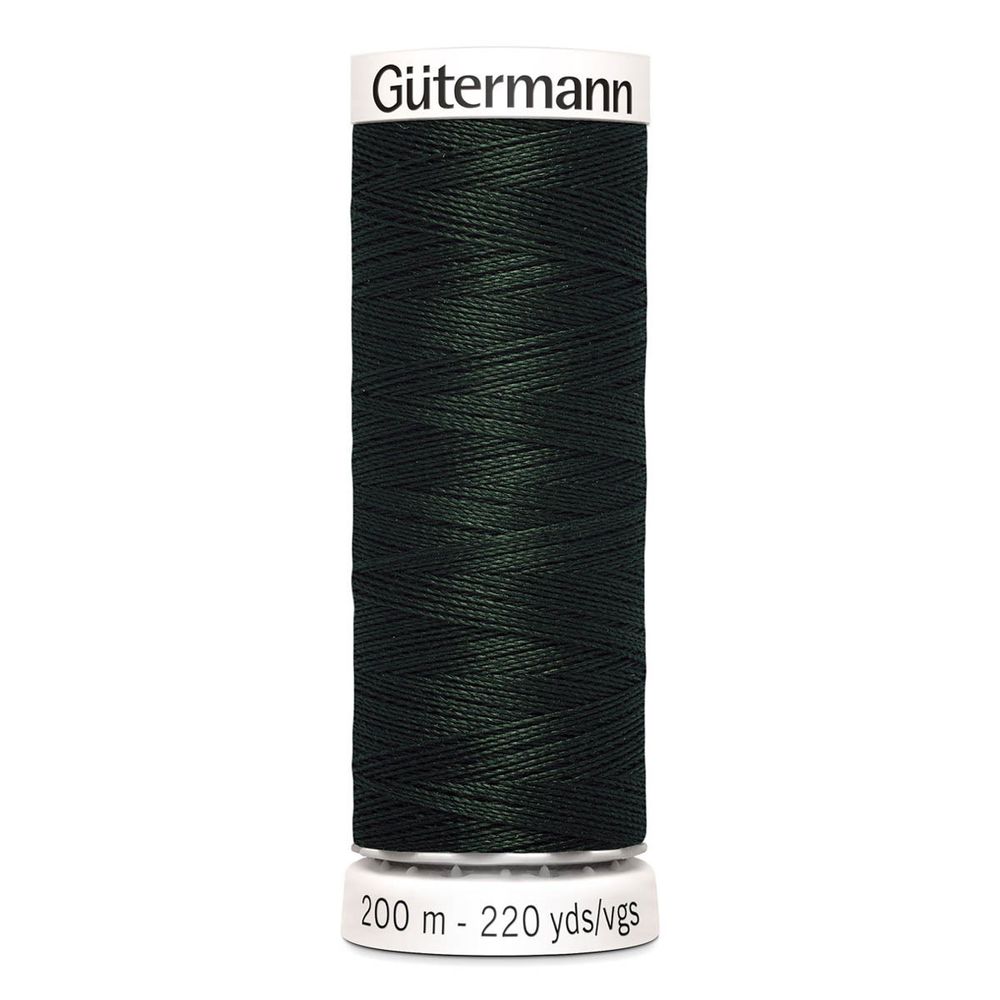 Нитки универсальные Gutermann Sew-all, 200м, 687 т.т.зеленый, 1 катушка