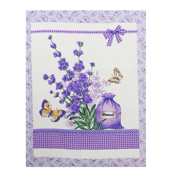 Набор рогожка Сиреневая дымка 3 купона 50х60см, 100% хлопок, 28948