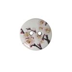 Пуговицы деревянные Цветы 15мм (цвет 294), 100 шт