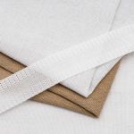 Кромка брючная клеевая тканая 25 мм / 5 метров, белый, 7210-9038