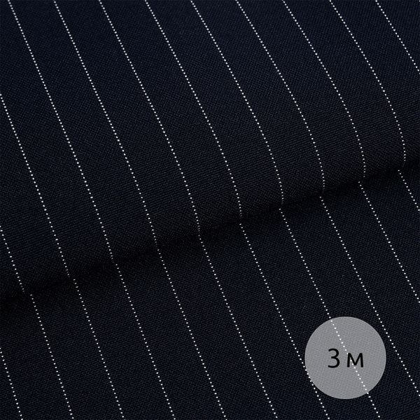 Габардин кач-во Фухуа 180 г/м², 150 см / 3 метра, в полоску, TBY.Gbf.st.24102.1.2.3, цв.02 т.синий