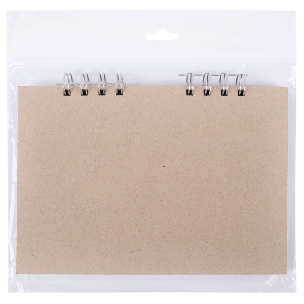 Заготовка для альбома (на пружинке) 1250 г/м², A5 19.8х14 см, 6 л, 01 Серебристая пружина, Mr.Painter ZKL-06