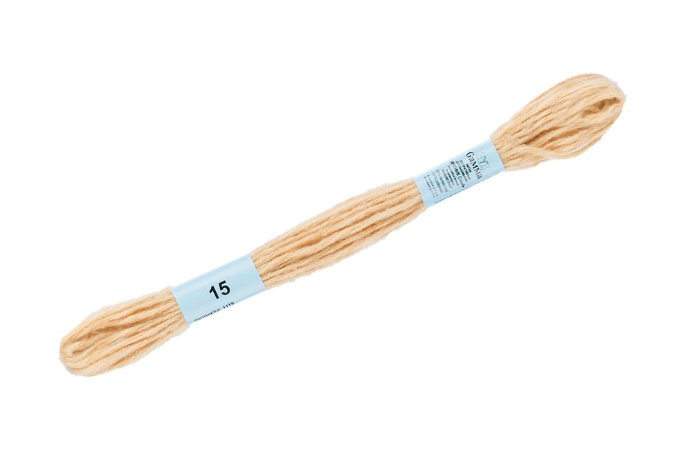 Мулине Gamma декоративное Cloud, цв.15 бежевый, 12 мотков по 6 метров