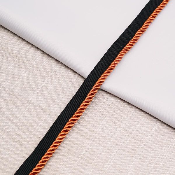 Кант витой 5 мм / 25 метров, черный/107 коричневый, 3AR3294