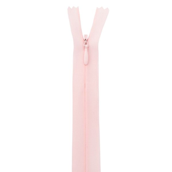 Молния потайная (скрытая) Т3 (3 мм) 1 зам., н/раз., 50 см, неж.роз. 31303 / 50, 10 шт