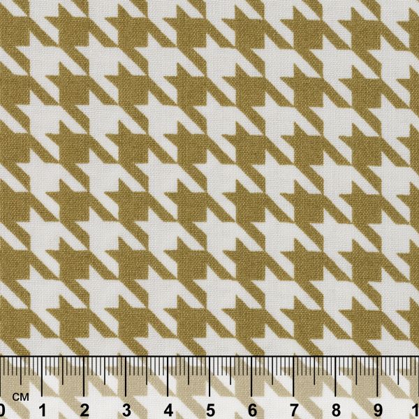 Ткань для пэчворка Peppy Бабушкин сундучок, отрез 50х55 см, 140 г/м², БС-01 Гусиная лапка бл.зеленый, Peppy