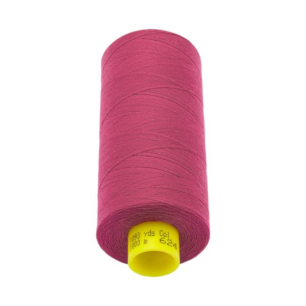 Нитка особо тонкая Gutermann Mara №150 (150/2), 1000 м, 713953, цв. 624 вишневый, 1 катушка