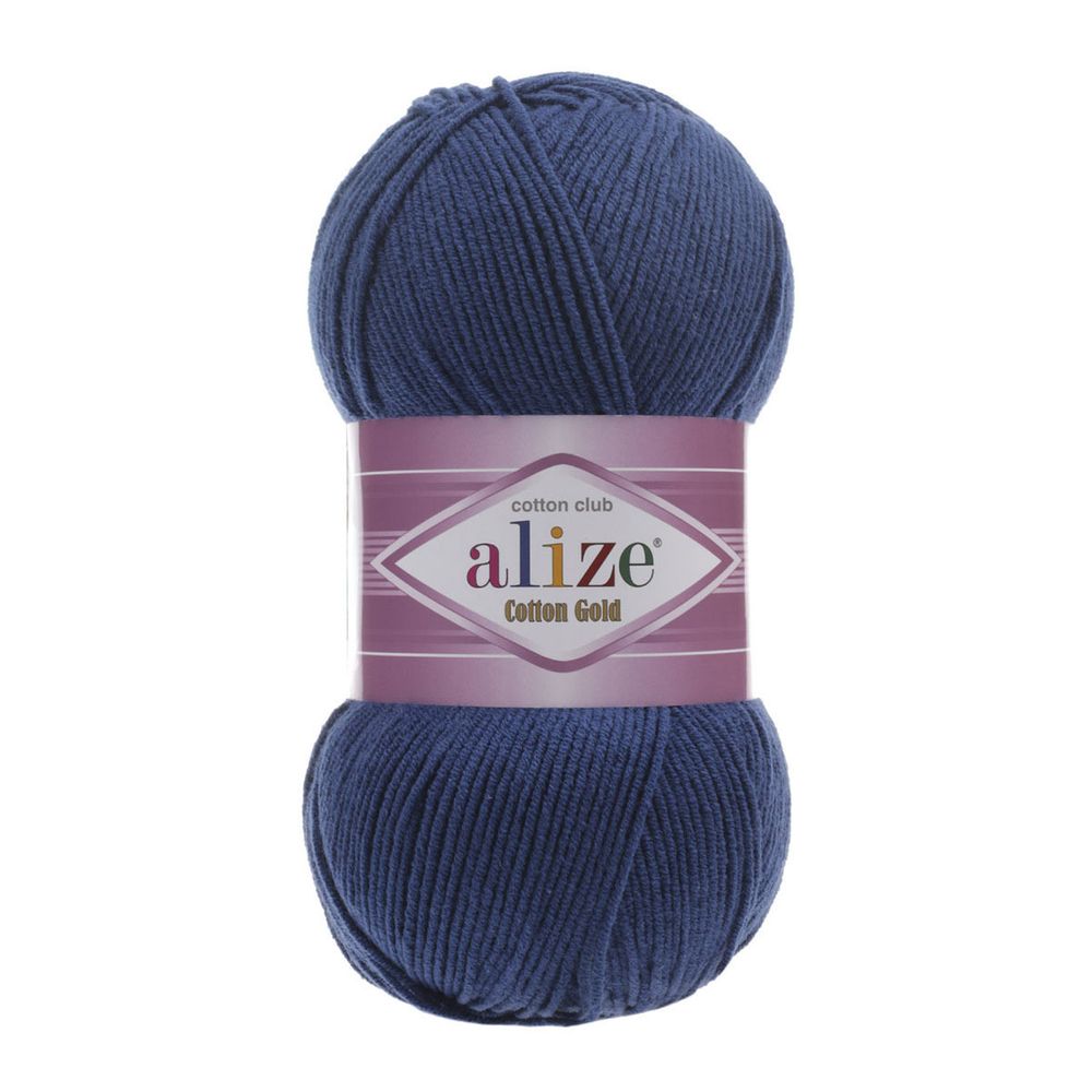 Пряжа Alize (Ализе) Cotton Gold / уп.5 мот. по 100 г, 330м, 279 джинс A