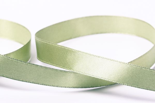 Лента атласная 1-сторонняя 12.0 мм / 33±2 метра, 096 бл.хаки, Gamma