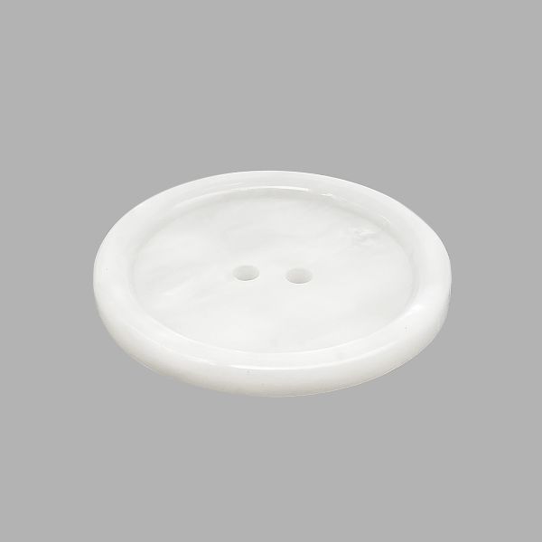 Пуговицы 2 прокола 48L (30мм), пластик (Wht-02 белый), CB_3685, 36 шт