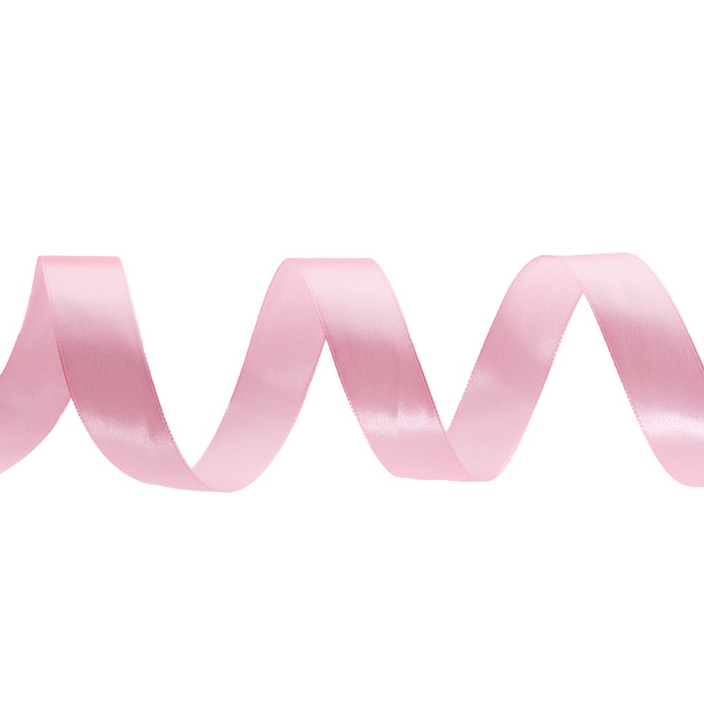 Лента атласная 1-сторонняя 25.0 мм / 22.86±1 метров, 010 св. розовый, Globus