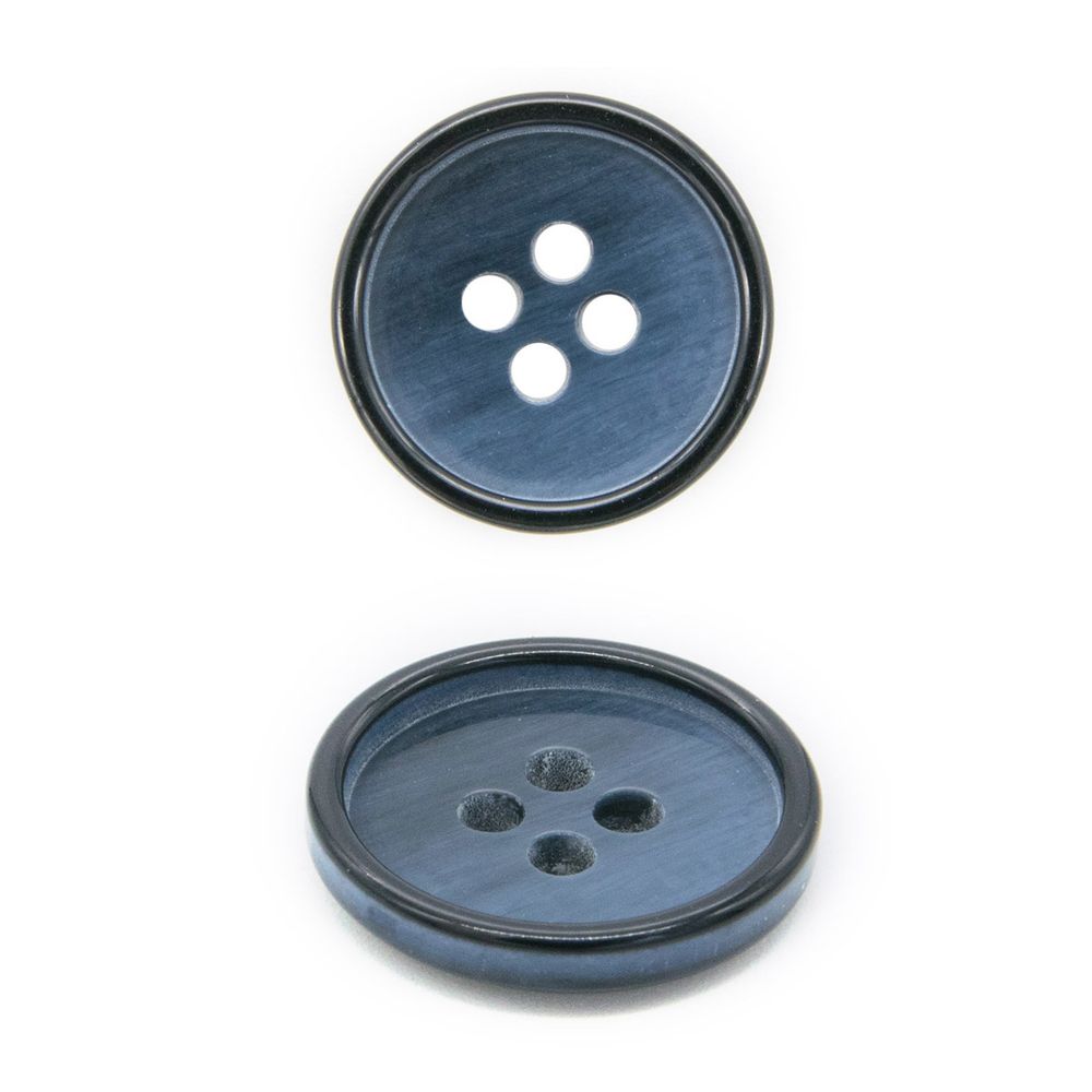 Пуговицы 4 прокола 28L, (col.B (т.синий)), 72 шт