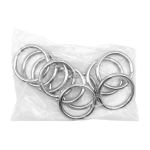 Кольцо сварное металл in ⌀35 мм (45 мм внешн.), 10 шт, никель