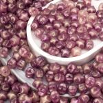 Бусины акрил ⌀12.5х11х10.6 мм, 50 г, дымка с золотым шиммером, звезда  Astra&Craft (AD002 сиреневый), 7557