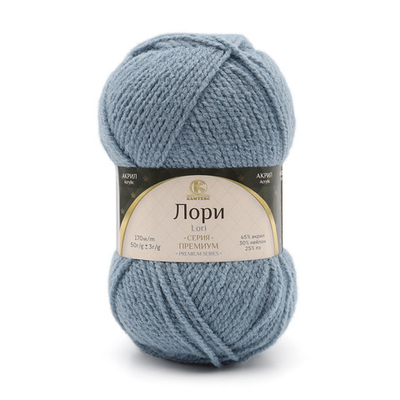 Пряжа Камтекс Лори / уп.5 мот. по 50 г, 170 м, 288 св. джинса
