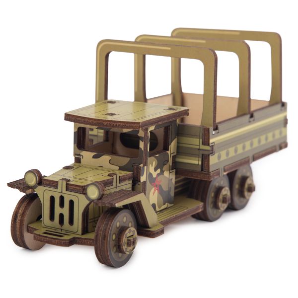 Пазл 3D, серия Военная техника 48 элемент, Грузовик, Rezark ST0394
