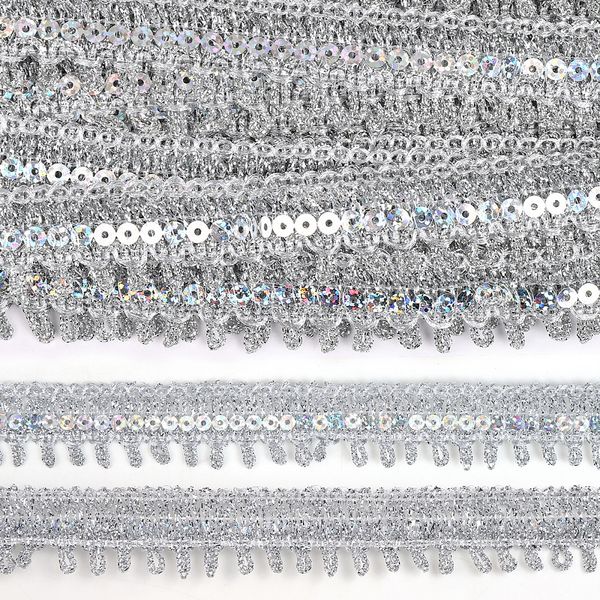 Тесьма отделочная 27 мм, 13-6413 цв.серебро уп.13.71м