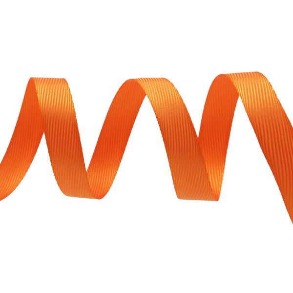Лента декоративная ёлочка 15.0 мм / 20±1 метров, 46 оранжевый