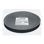 Тесьма (лента) киперная п/э с люрексом 20 мм / 50 метров, черный-серебристый/black-silver, Gamma TPTL-20