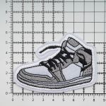 Термоаппликация КРОСЫ 80х60мм (Gray (серый)), 2 шт, LA581