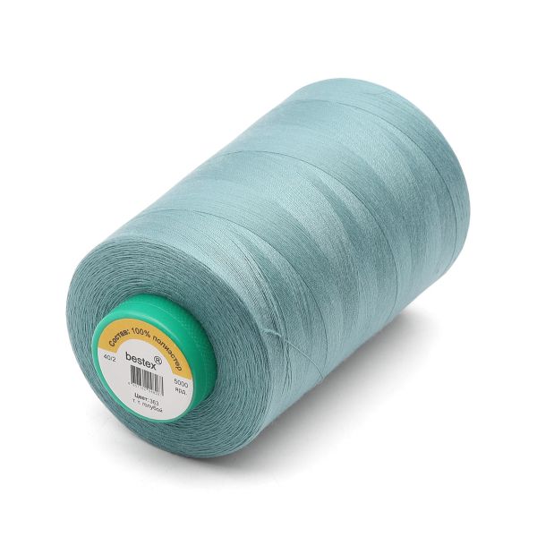 Нитки универсальные Bestex 40/2, 4570 м (5000 ярд) / 1 кат., 363 бирюзовый