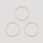 Кольца для бюстгальтера металл ⌀11.0 мм, 168 серебристый пион, Arta, 50 шт, 7733682-3