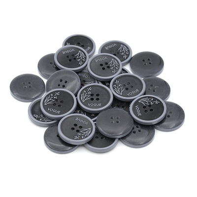 Пуговицы 4 прокола 40L (25мм), (Gray2 (серый2)), 24 шт
