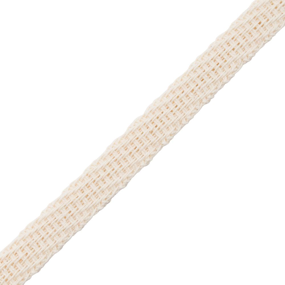 Шнур плоский плетеный х/б ⌀10.0 мм / 20 метров, 4 суровый, С3862Г17