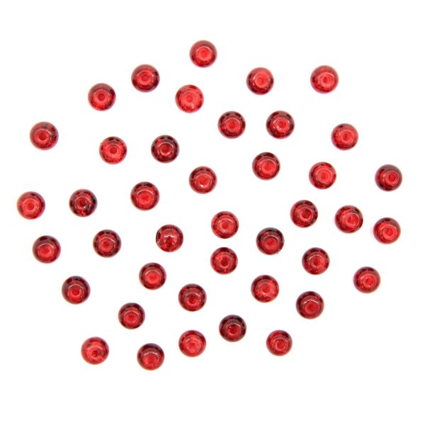 Бусины стекло ⌀6 мм, кракле, 65 шт, Astra&Craft, 1