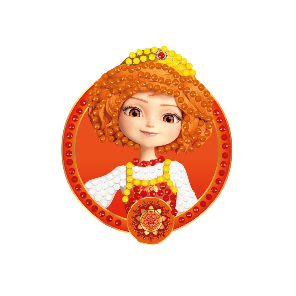 Алмазная (кристальная) мозаика Фрея, магнит Варя, 8х9 см