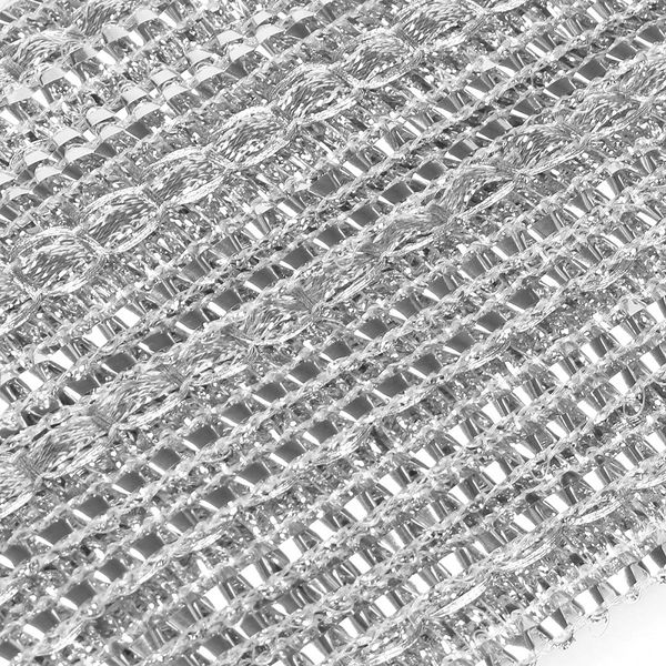 Тесьма отделочная 25 мм, 10880 цв.серебро уп.13.71м