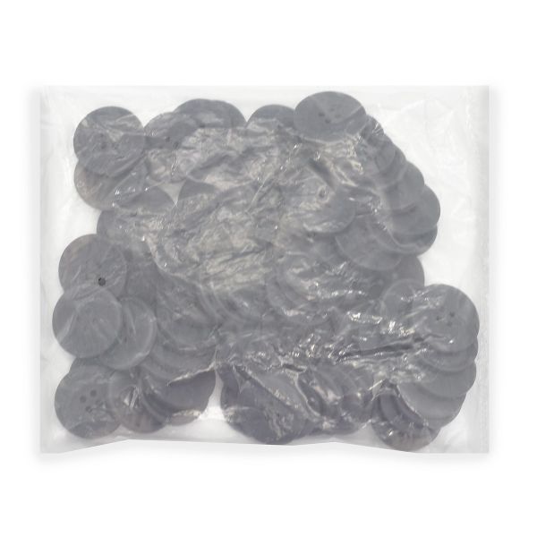 Пуговицы 4 прокола 40L (col.06 (серый)), 72 шт