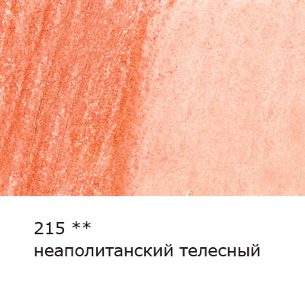 Карандаш акварельный художественный заточенный, 6 шт, 215 Неаполитанский телесный (Naples flesh light), Vista-Artista Gallery VGWP