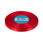 Лента атласная 1-сторонняя 6.0 мм / 33±2 метра, 111 красный, Gamma