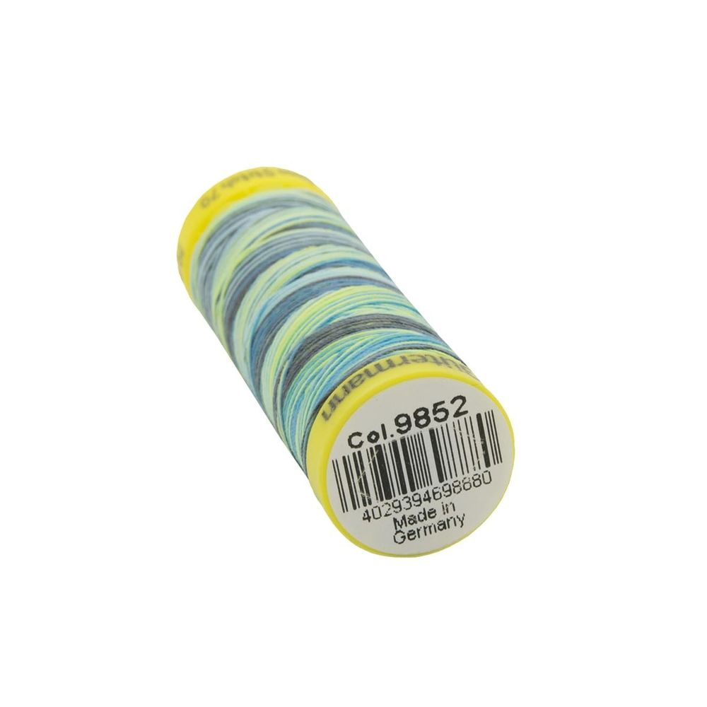 Нитки отделочные Gutermann Deco Stitch 70, multicolor, 70м, 9852, 5 катушек