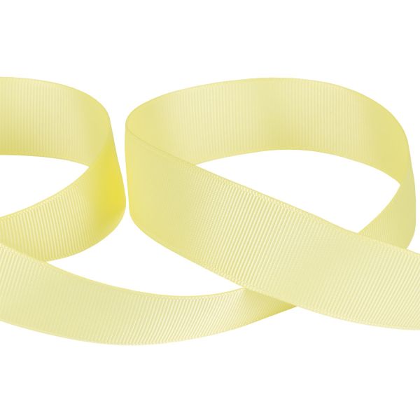 Лента репсовая (в рубчик) 25.0 мм / 45.5 метра, 021 яр.желтый, Gamma GR-25