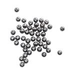 Бусины пластик под металл ⌀6 мм, 15 г, 130±10 шт, Astra&Craft, 2006 гематит