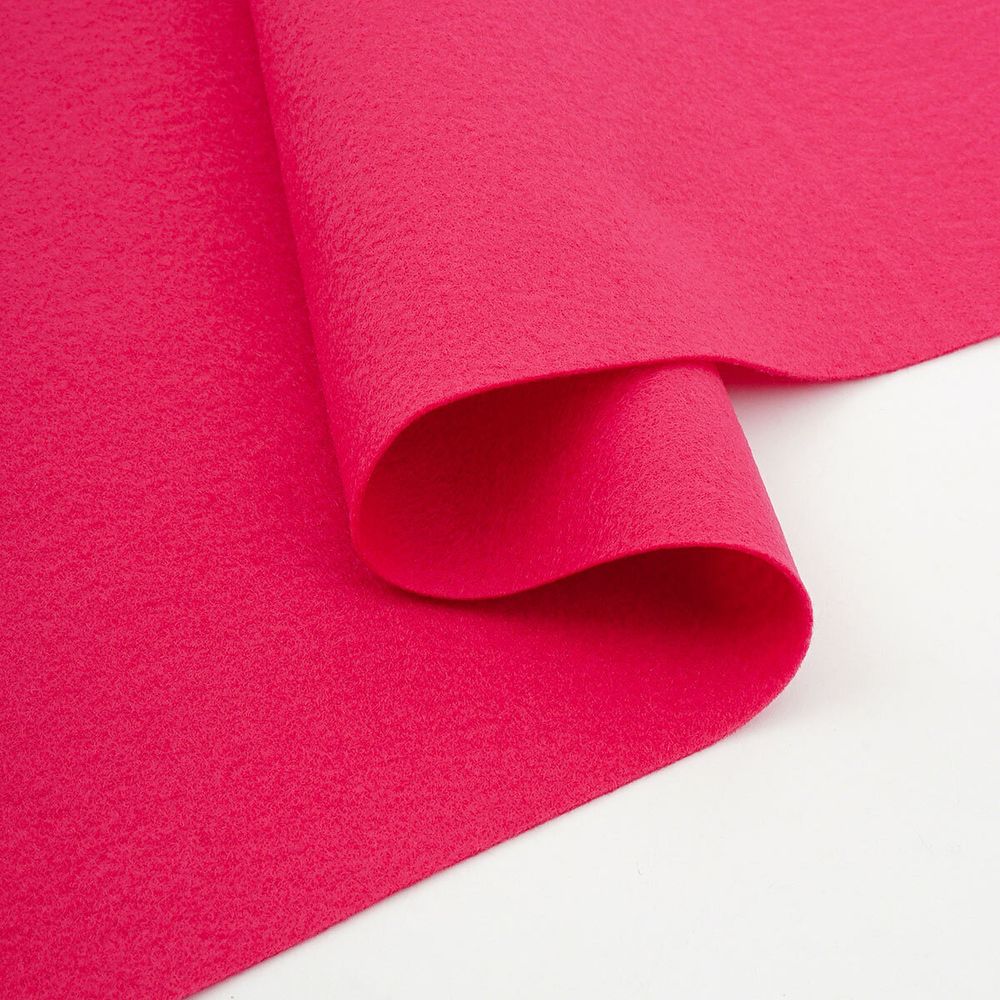 Фетр листовой мягкий 1.0 мм, 30х45 см, 10 листов, Hemline Hobby, 4 цикламен, 11.041