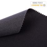 Дублерин воротничковый (сорочечный) сплошной 210 г/м², 112 см / рул. 50 метров, черный, G-154sc Gamma