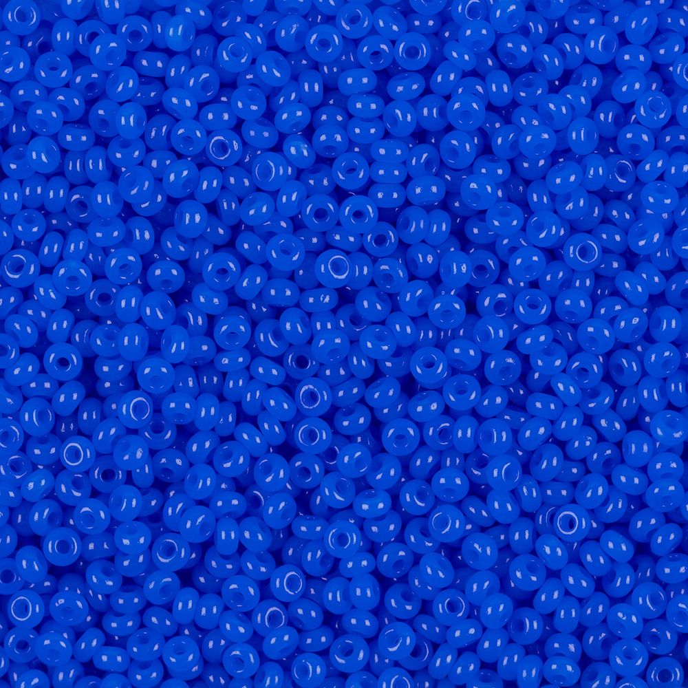 Бисер Preciosa круглый 09/0, 2.7 мм, 50 г, 32010 голубой, 311-19001