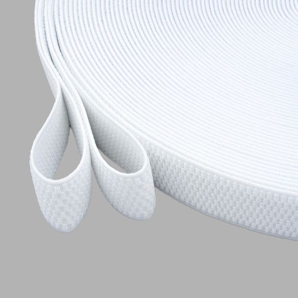 Резинка для подтяжек (помочная) 25.0 мм / 25 метров, 15.75 г/п.м., 501 белый, 6123-9389