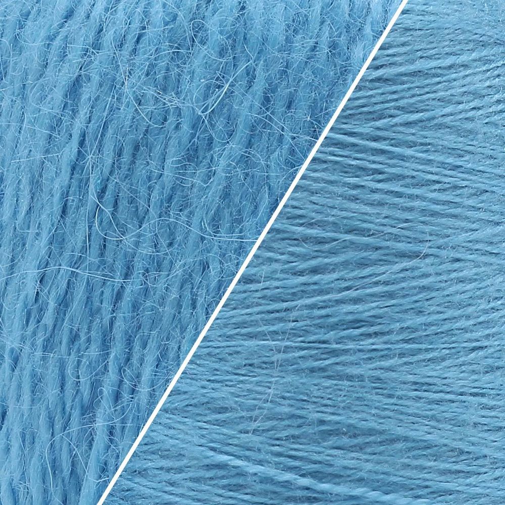 Пряжа Astra Premium (Астра Премиум) Пух норки / уп.1 мот. по 50 г, 290 м, 068 голубой