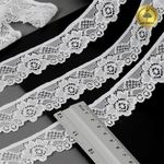 Кружево эластичное (стрейч) 30 мм, L839 цв.F102 молочный уп.500м, Kruzhevo