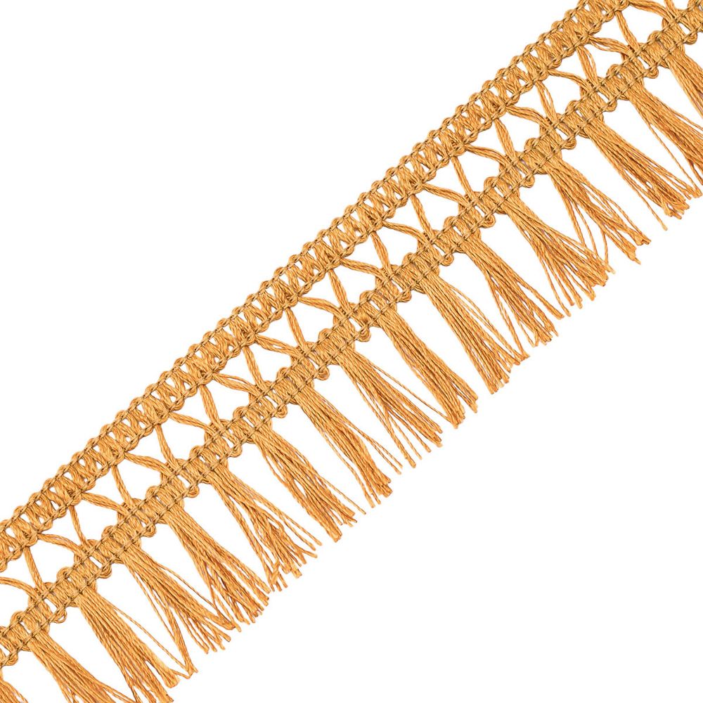 Бахрома отделочная 50.0 мм / 25 метров, 848 золотая медь, 0390-0040, T-04