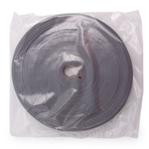 Тесьма брючная односторонняя 16 мм, 50 м, 2.9 г/м, св.серый